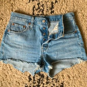 Levi’s Cut Off Denim Shorts